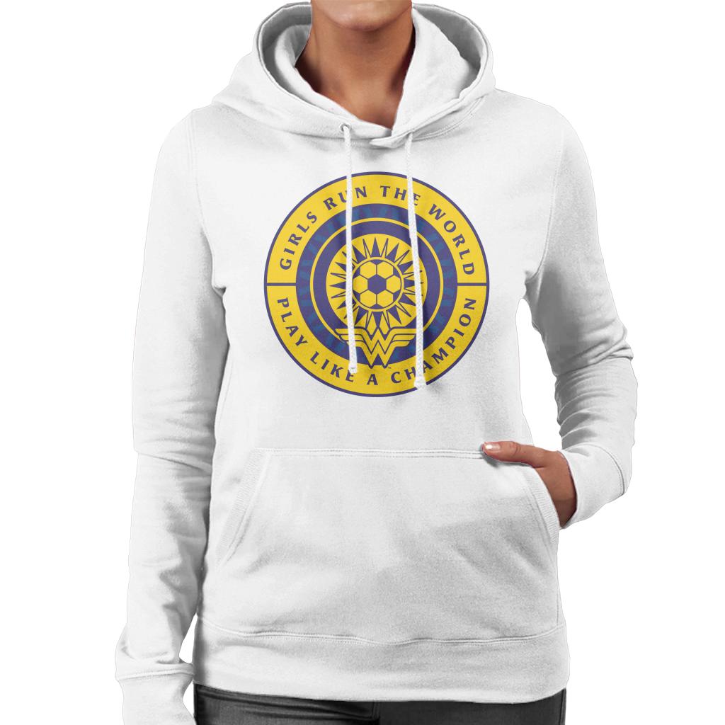 Wonder Woman Sports Girls Run The World Women's Hooded product image 6