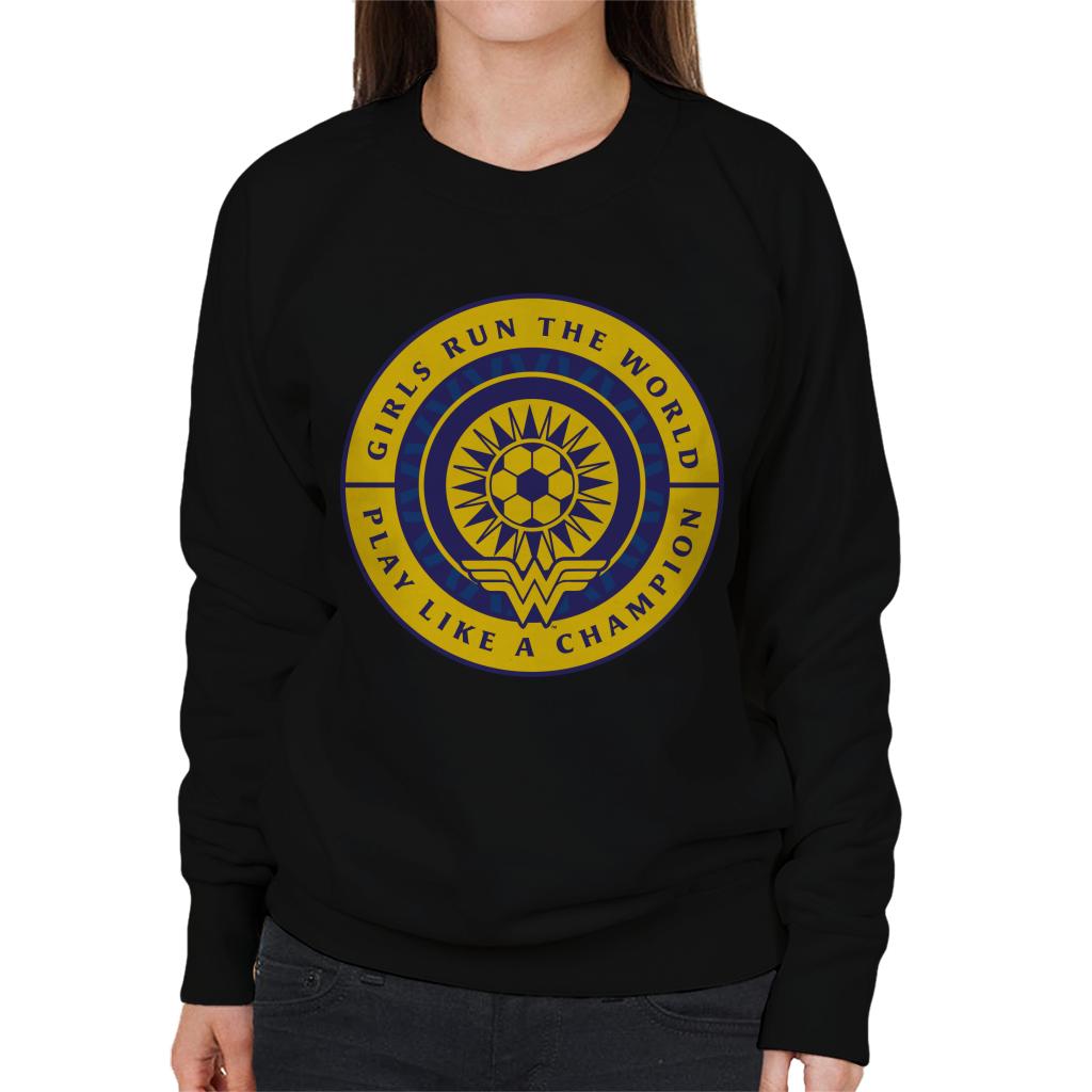Wonder Woman Sports Girls Run The World Women's Sweatshirt product image 1