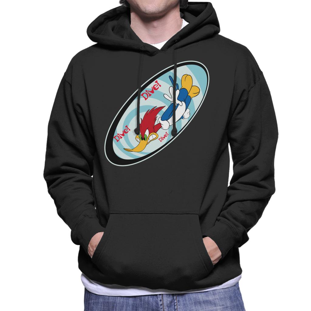 Woody Woodpecker Dive Men's Hooded Sweatshirt product image 1