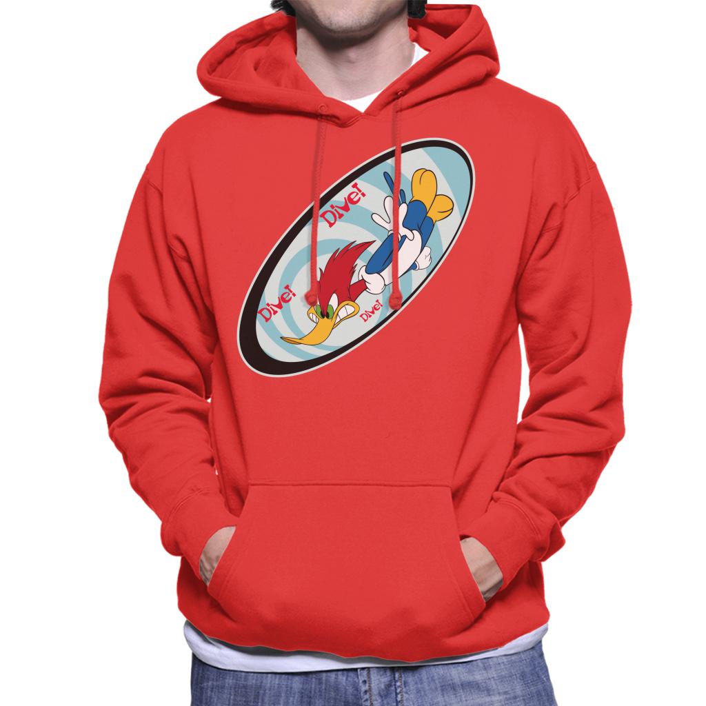 Woody Woodpecker Dive Men's Hooded Sweatshirt product image 4