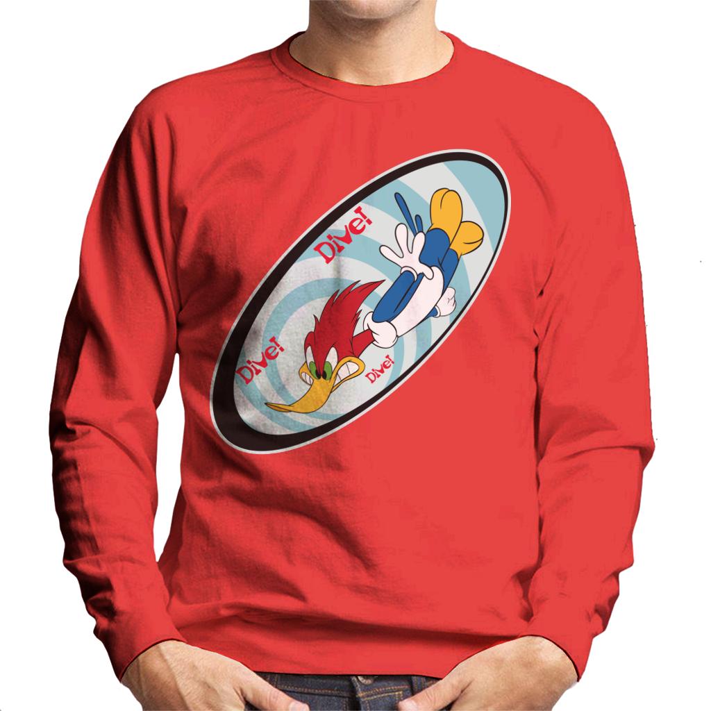 Woody Woodpecker Dive Men's Sweatshirt product image 4