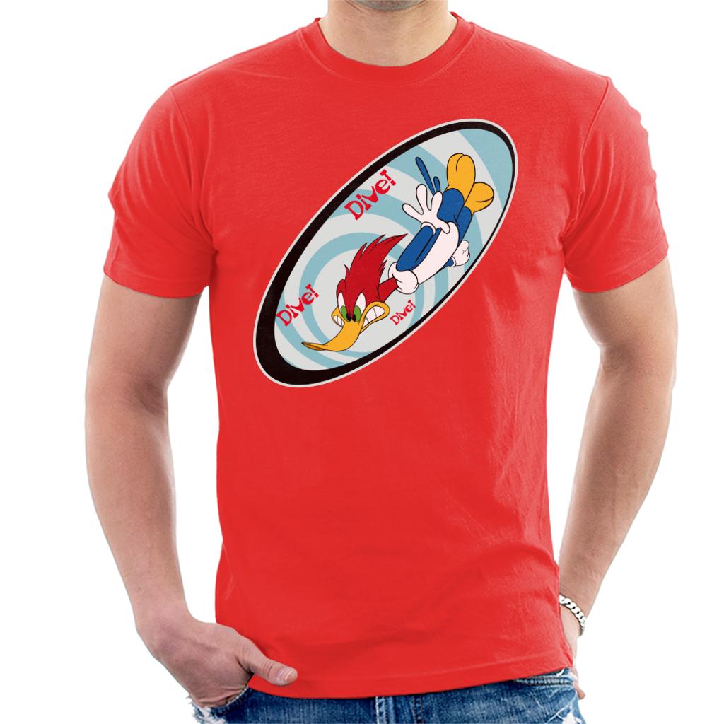 Woody Woodpecker Dive Men's T-Shirt product image 4