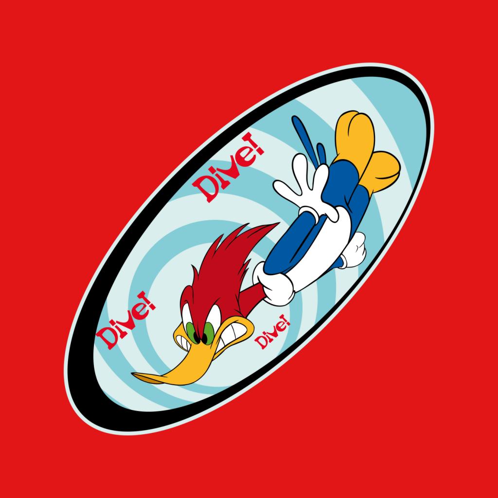 Woody Woodpecker Dive Women's Hooded Sweatshirt product image 5