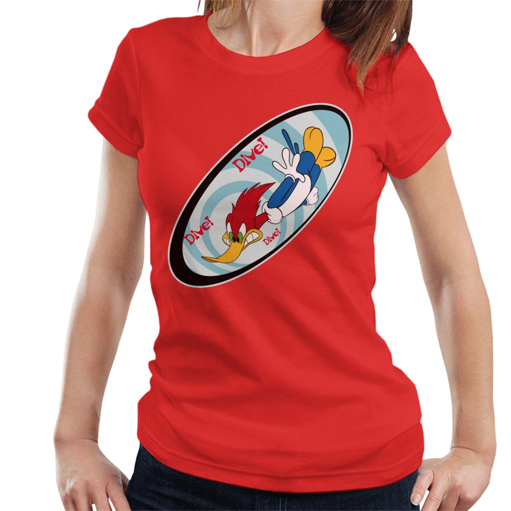 Woody Woodpecker Dive Women's T-Shirt product image 4