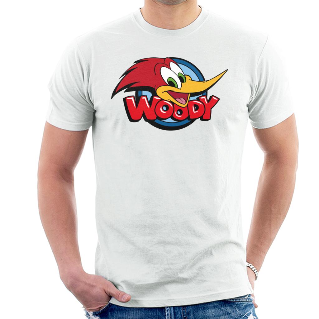 Woody Woodpecker Character Head Logo Men's T-Shirt product image 1