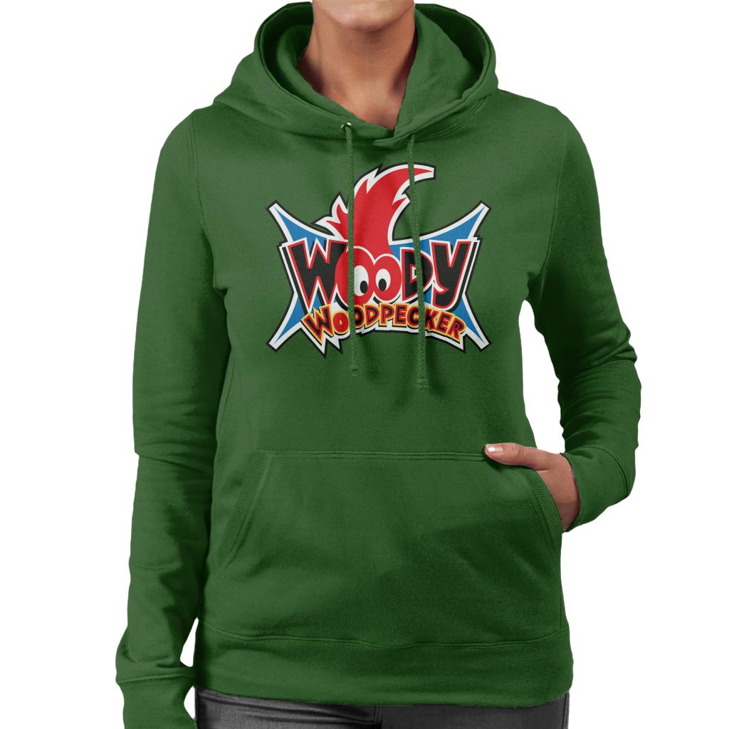 Woody Woodpecker Eyes Logo Women's Hooded Sweatshirt product image 4
