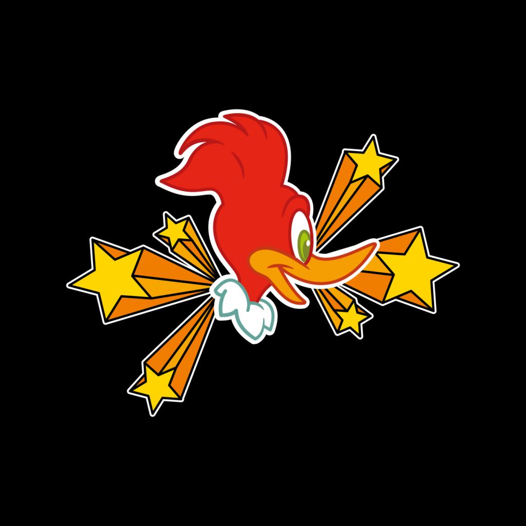 Woody Woodpecker Character Head With Stars Women's Hooded product image 2