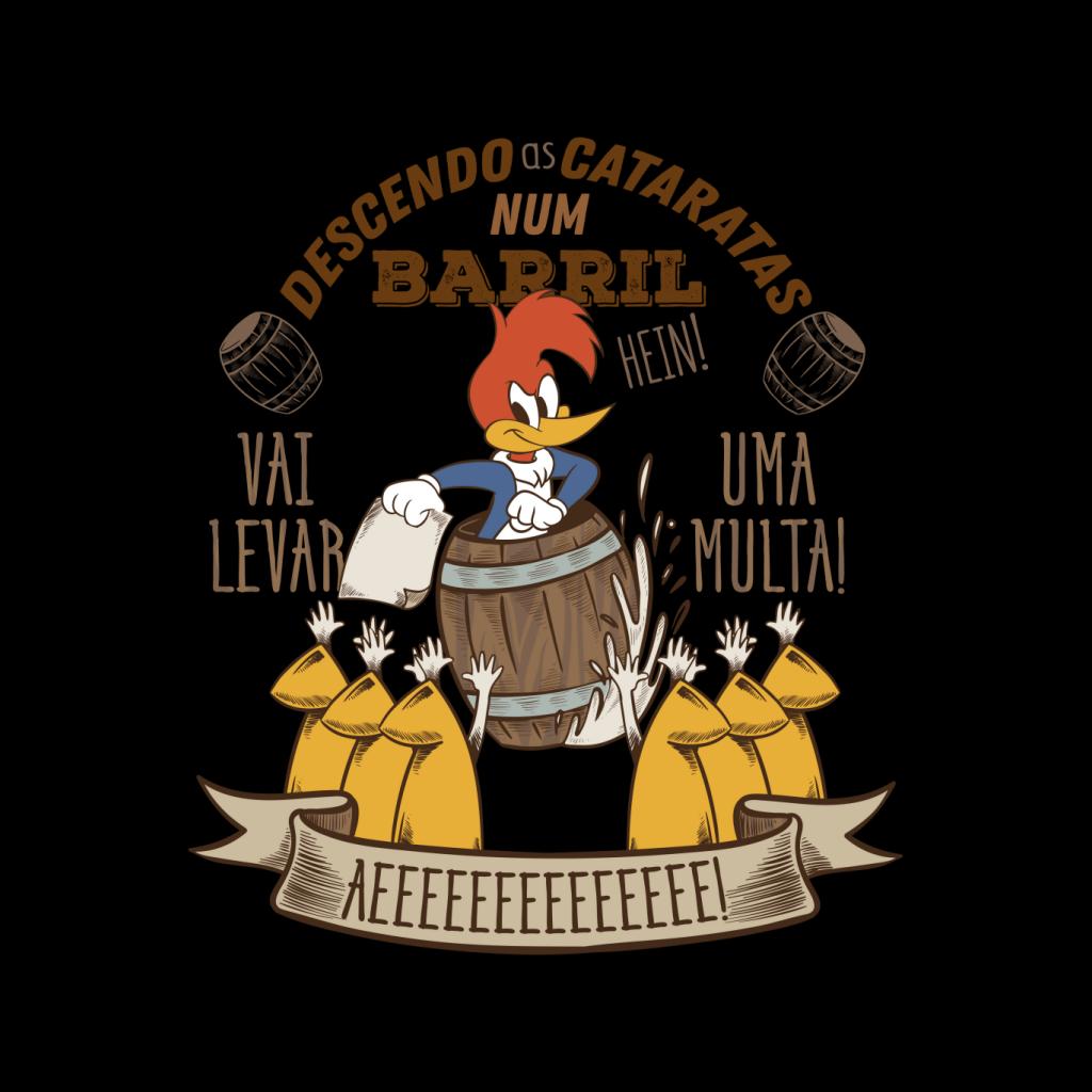 Woody Woodpecker Descendo As Cataratas Num Barril Men's product image 2