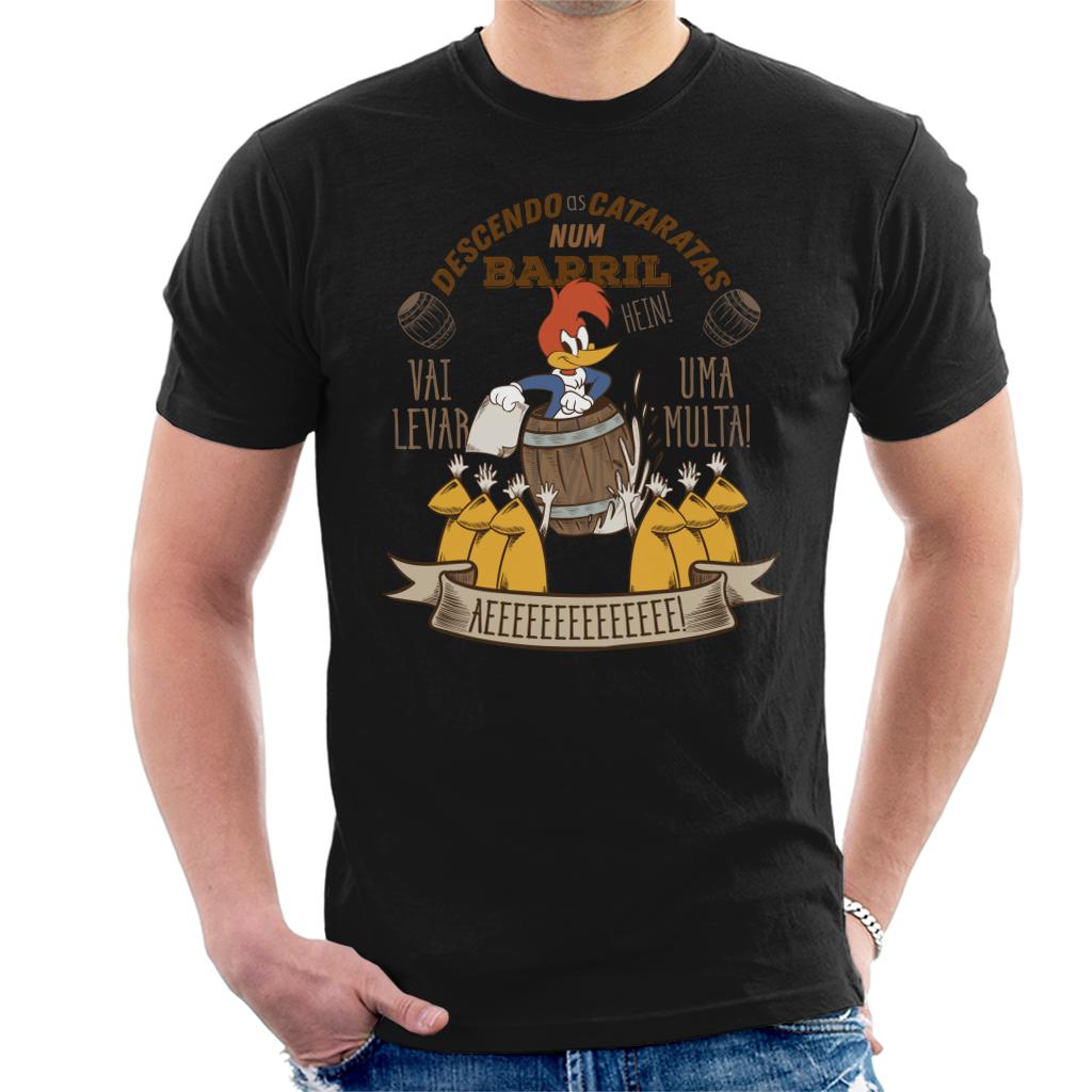 Woody Woodpecker Descendo As Cataratas Num Barril Men's product image 1