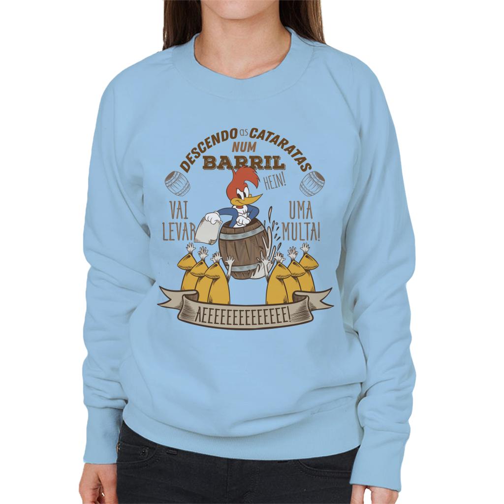 Woody Woodpecker Descendo As Cataratas Num Barril Women's product image 4