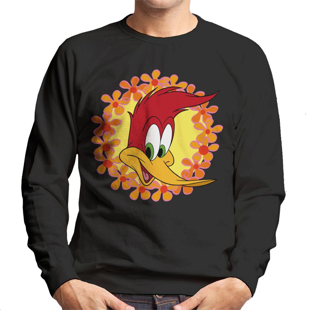 Woody Woodpecker Floral Border Men's Sweatshirt product image 1