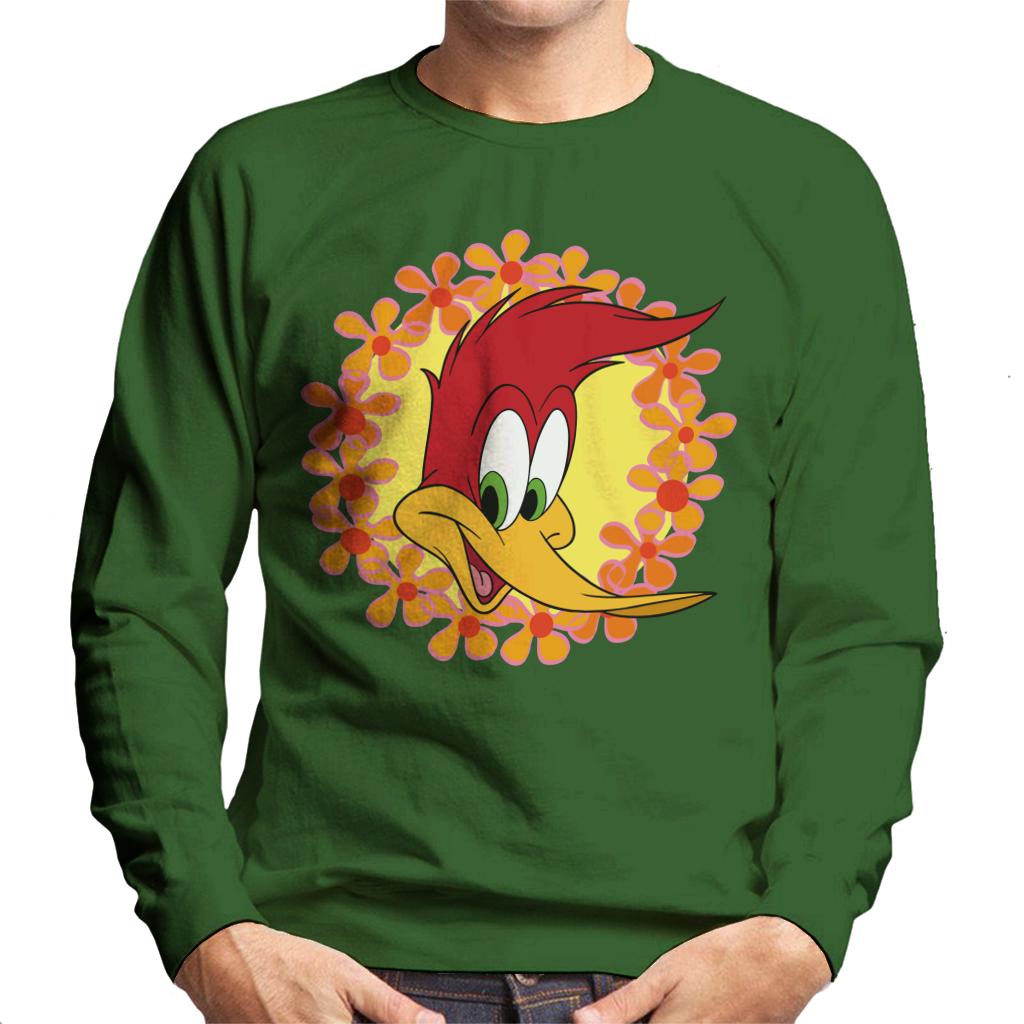 Woody Woodpecker Floral Border Men's Sweatshirt product image 4