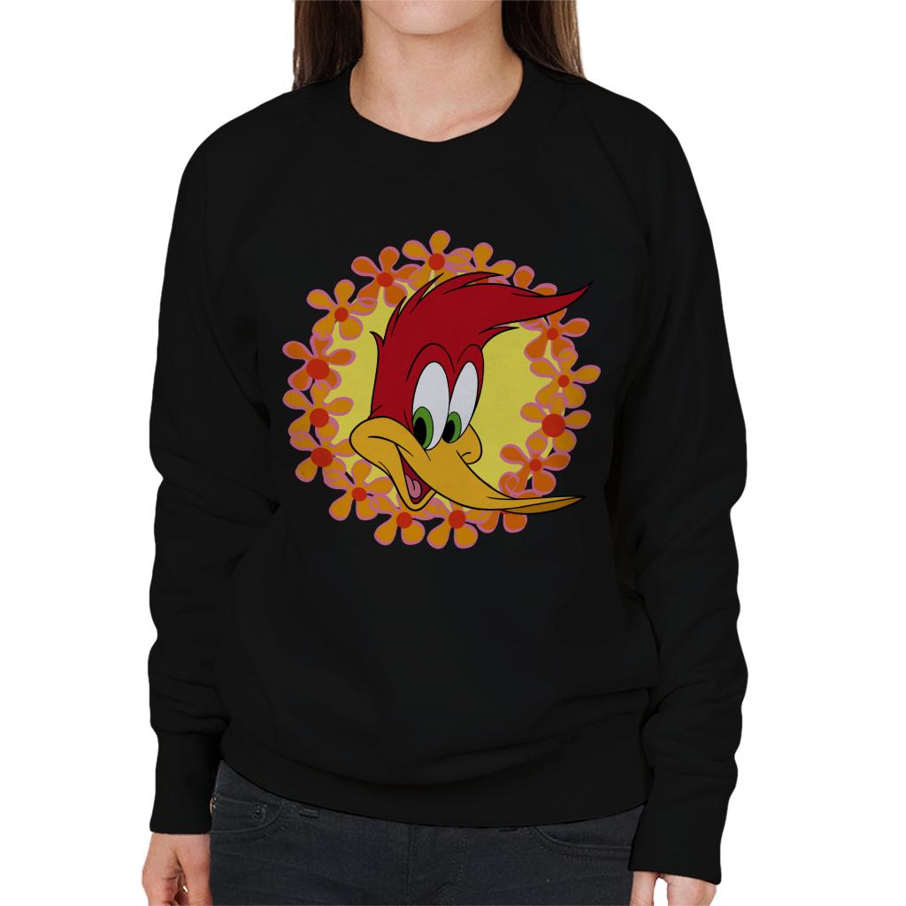 Woody Woodpecker Floral Border Women's Sweatshirt product image 1