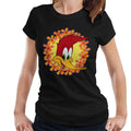 Woody Woodpecker Floral Border Women's T-Shirt product image 1