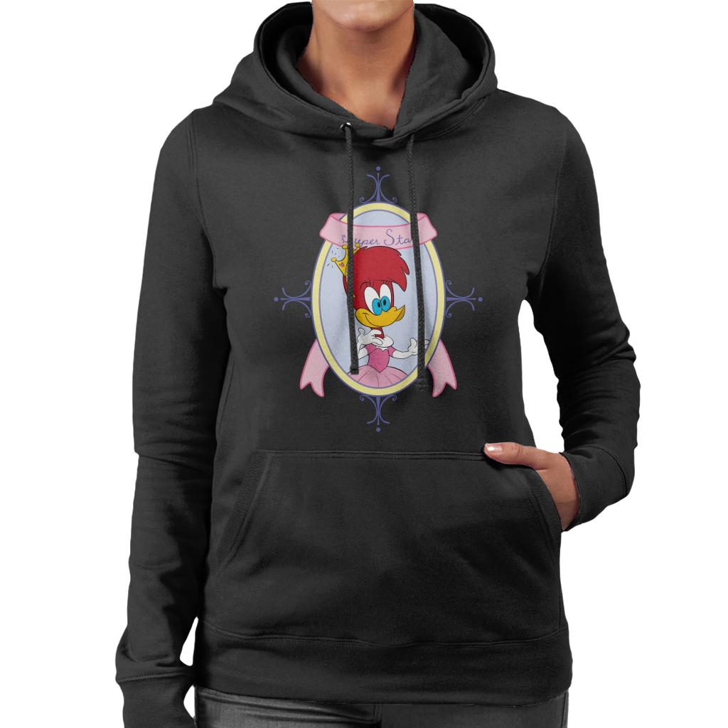 Woody Woodpecker Winnie Super Star Women's Hooded Sweatshirt product image 1