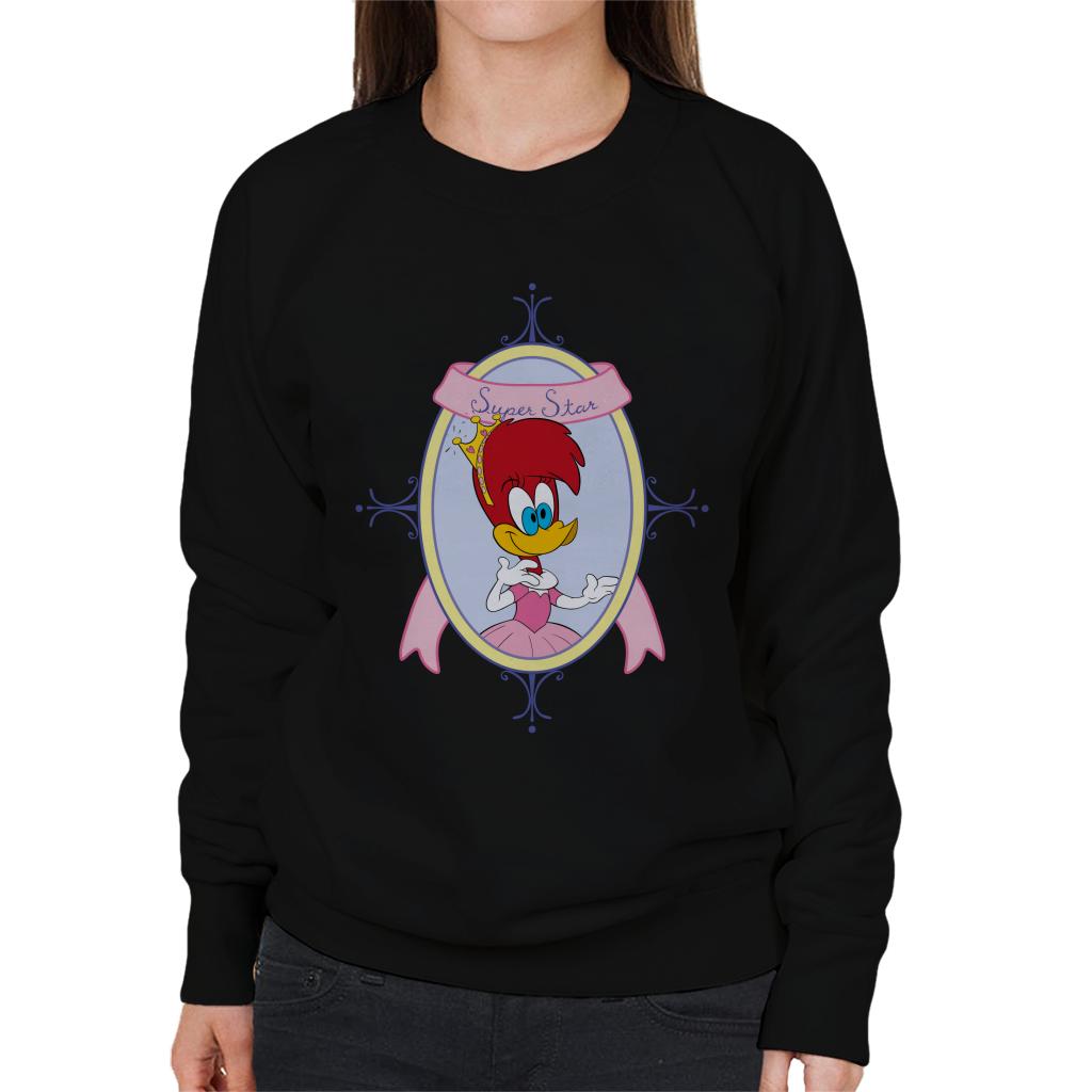 Woody Woodpecker Winnie Super Star Women's Sweatshirt product image 1
