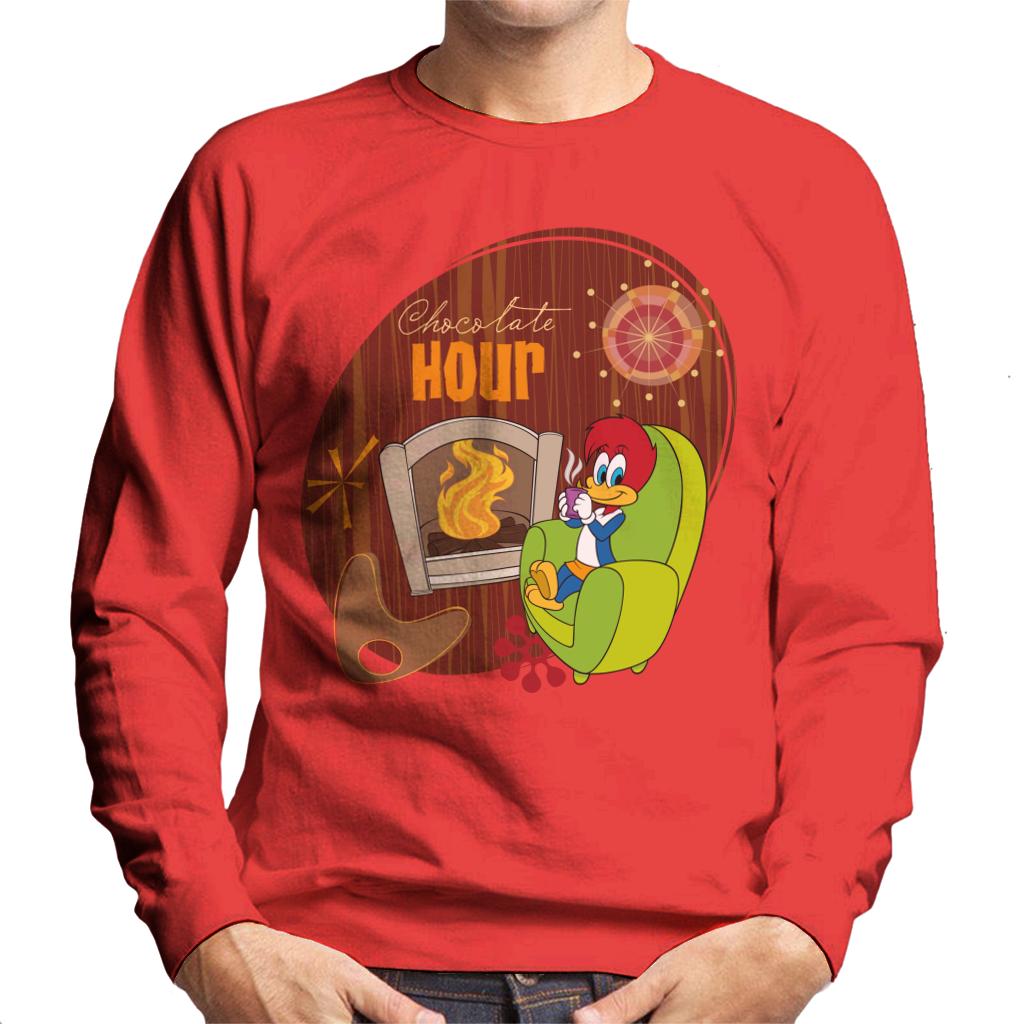 Woody Woodpecker Winnie Chocolate Hour Men's Sweatshirt product image 4