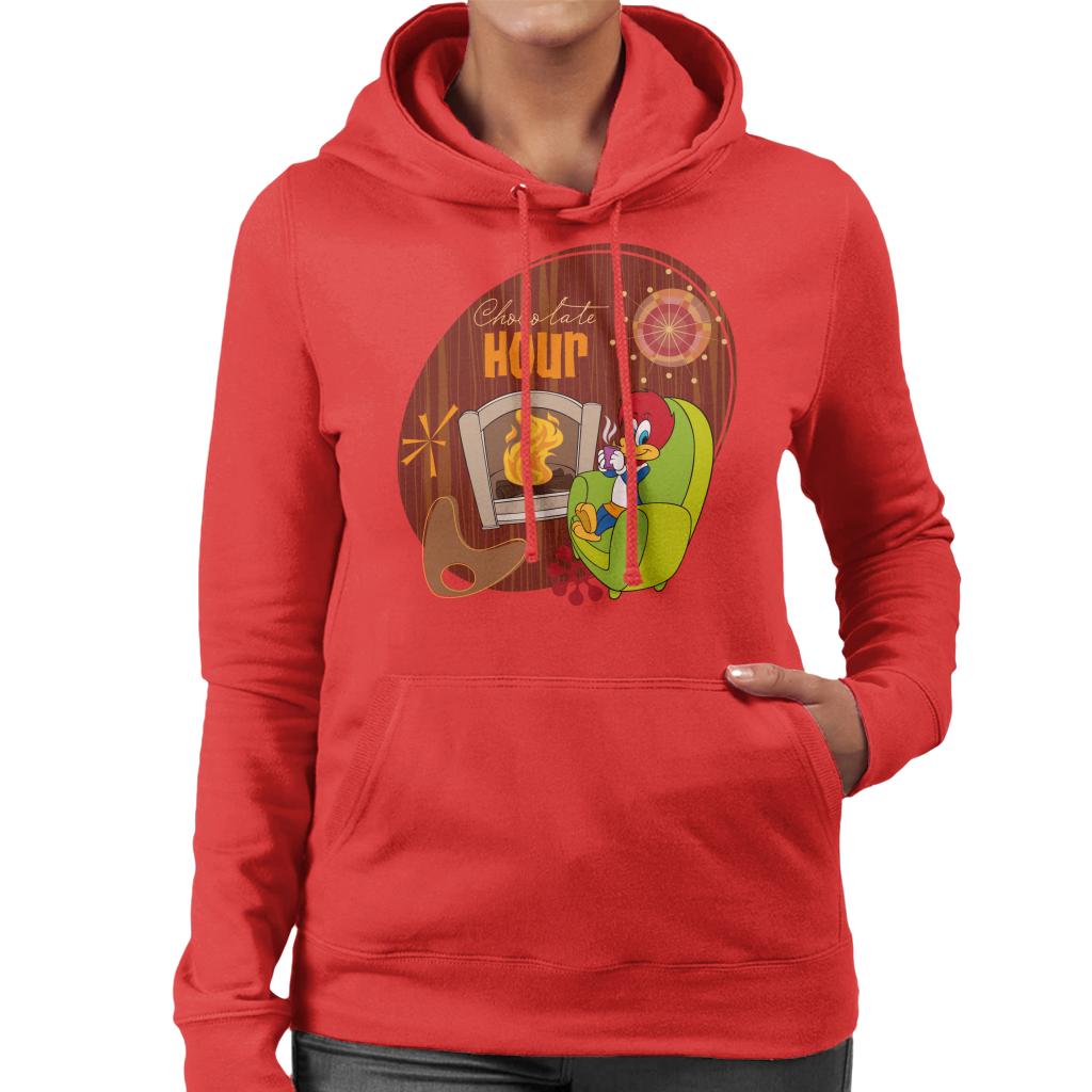 Woody Woodpecker Winnie Chocolate Hour Women's Hooded product image 4