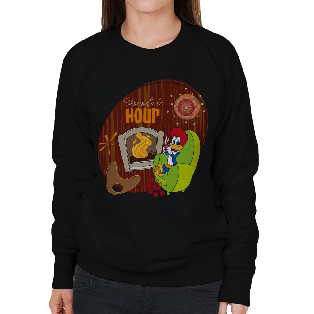 Woody Woodpecker Winnie Chocolate Hour Women's Sweatshirt product image 1