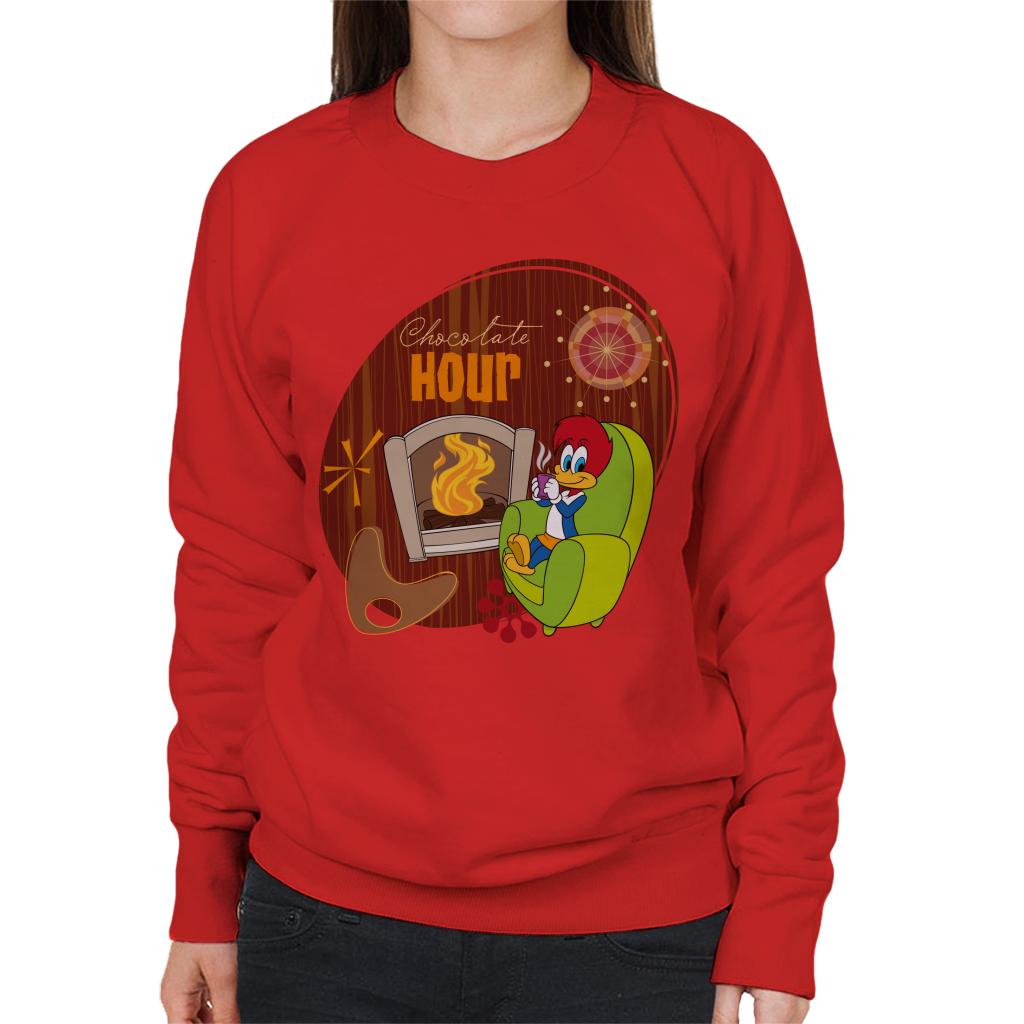 Woody Woodpecker Winnie Chocolate Hour Women's Sweatshirt product image 4