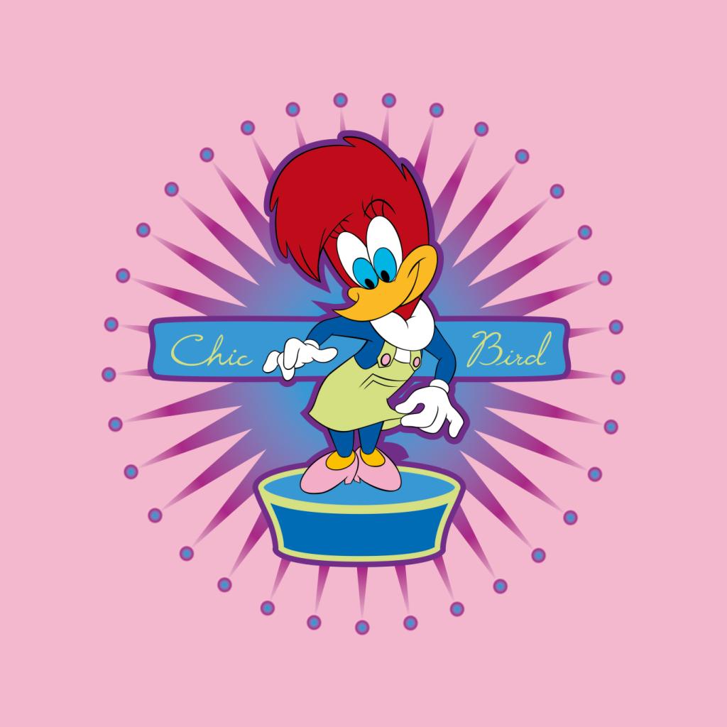 Woody Woodpecker Winnie Chic Bird Women's Hooded Sweatshirt product image 5