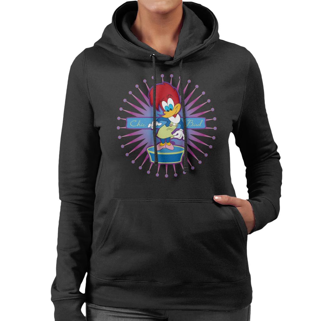 Woody Woodpecker Winnie Chic Bird Women's Hooded Sweatshirt product image 1