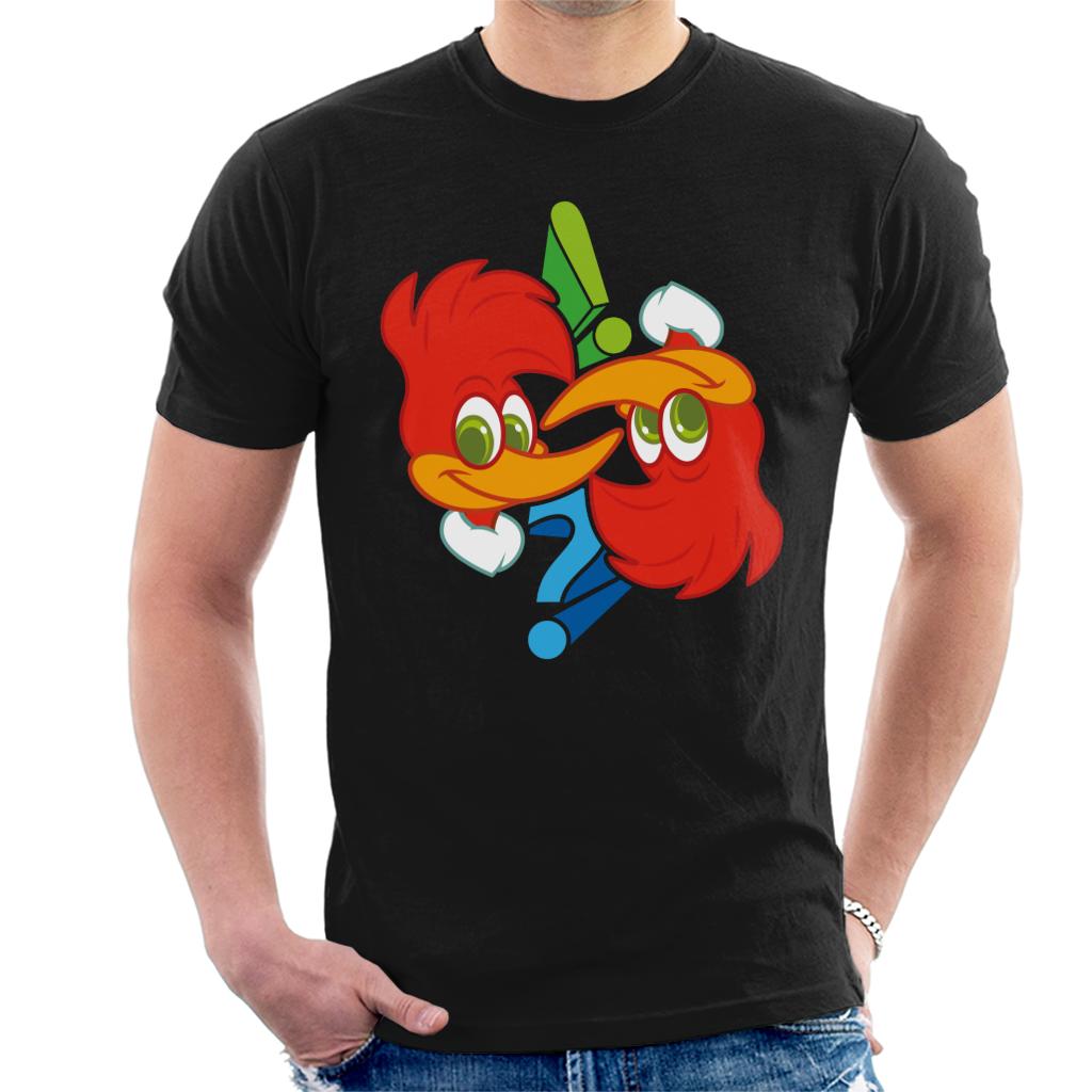 Woody Woodpecker Winnie Question Mark Men's T-Shirt product image 1