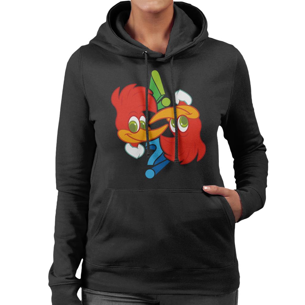 Woody Woodpecker Winnie Question Mark Women's Hooded product image 1