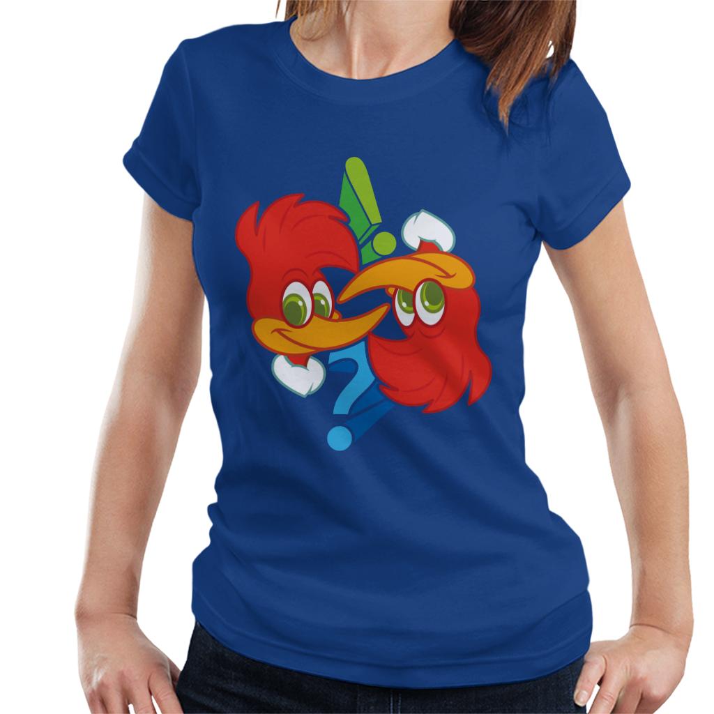 Woody Woodpecker Winnie Question Mark Women's T-Shirt product image 4