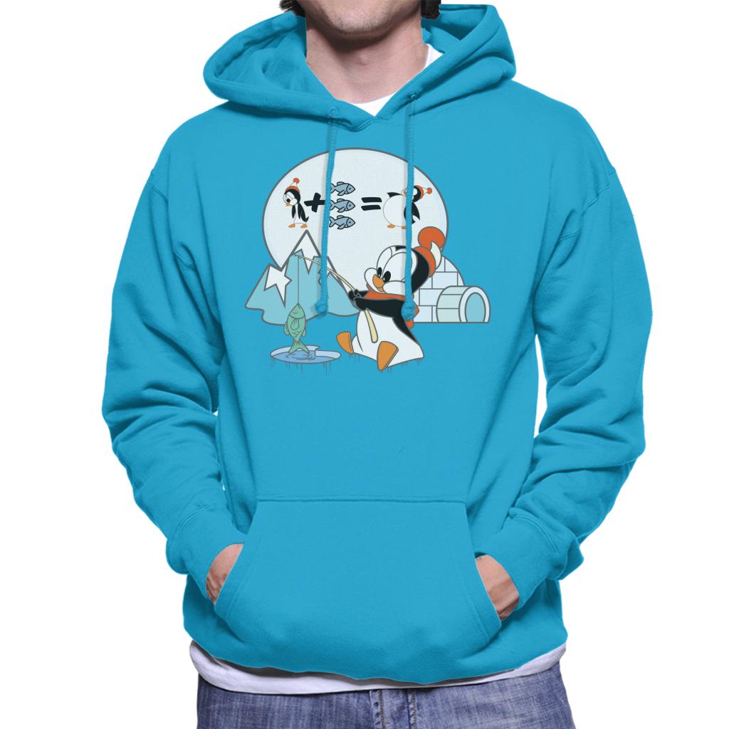 Woody Woodpecker Chilly Willy Fishing Men's Hooded product image 4