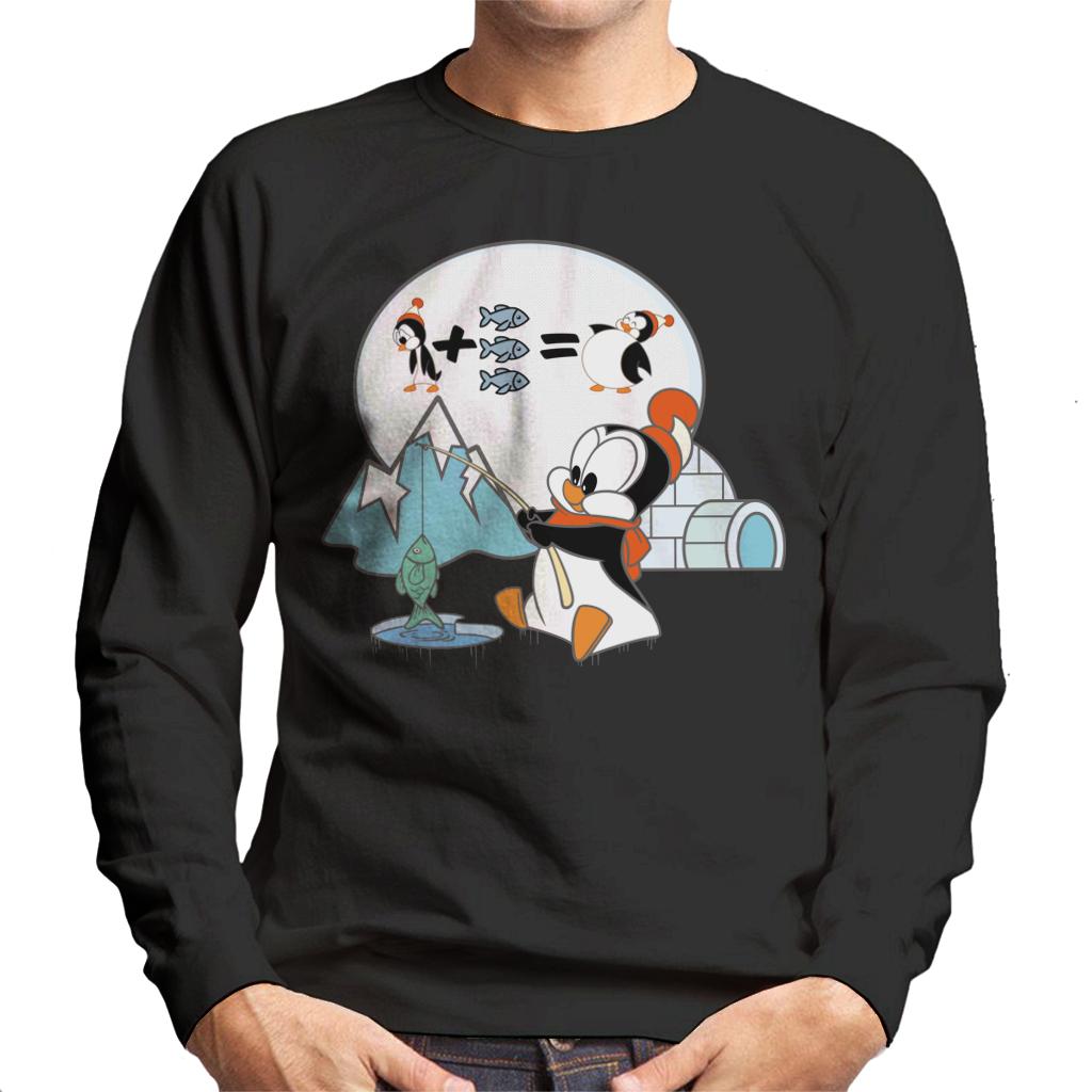 Woody Woodpecker Chilly Willy Fishing Men's Sweatshirt product image 1