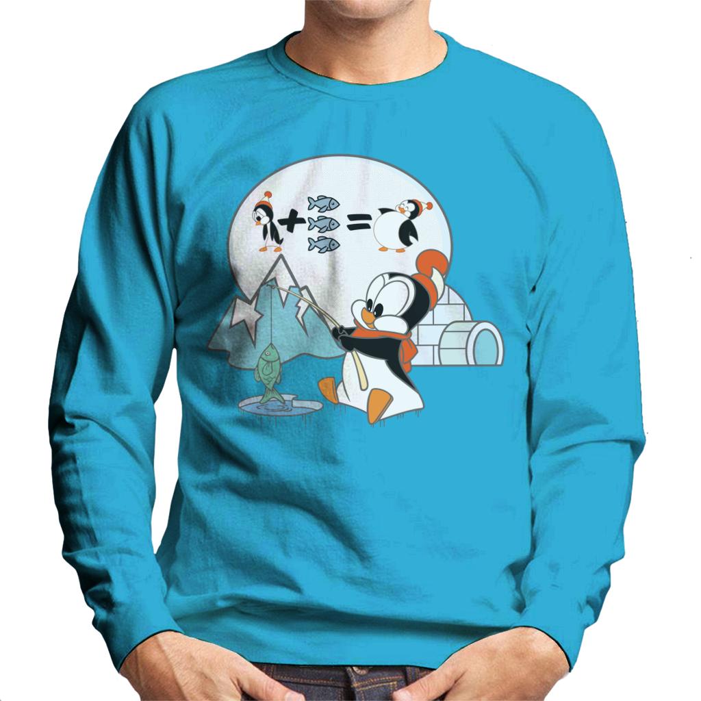 Woody Woodpecker Chilly Willy Fishing Men's Sweatshirt product image 4