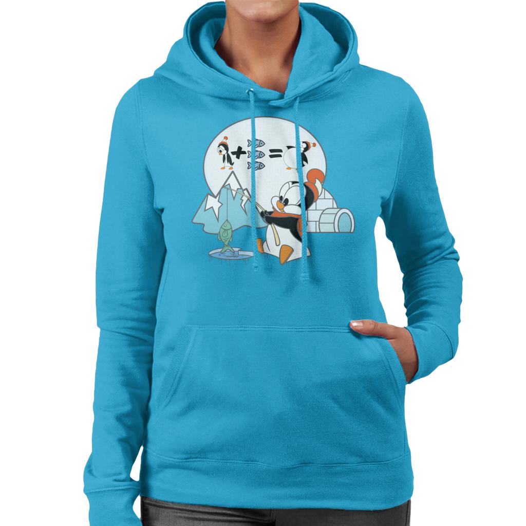 Woody Woodpecker Chilly Willy Fishing Women's Hooded product image 4