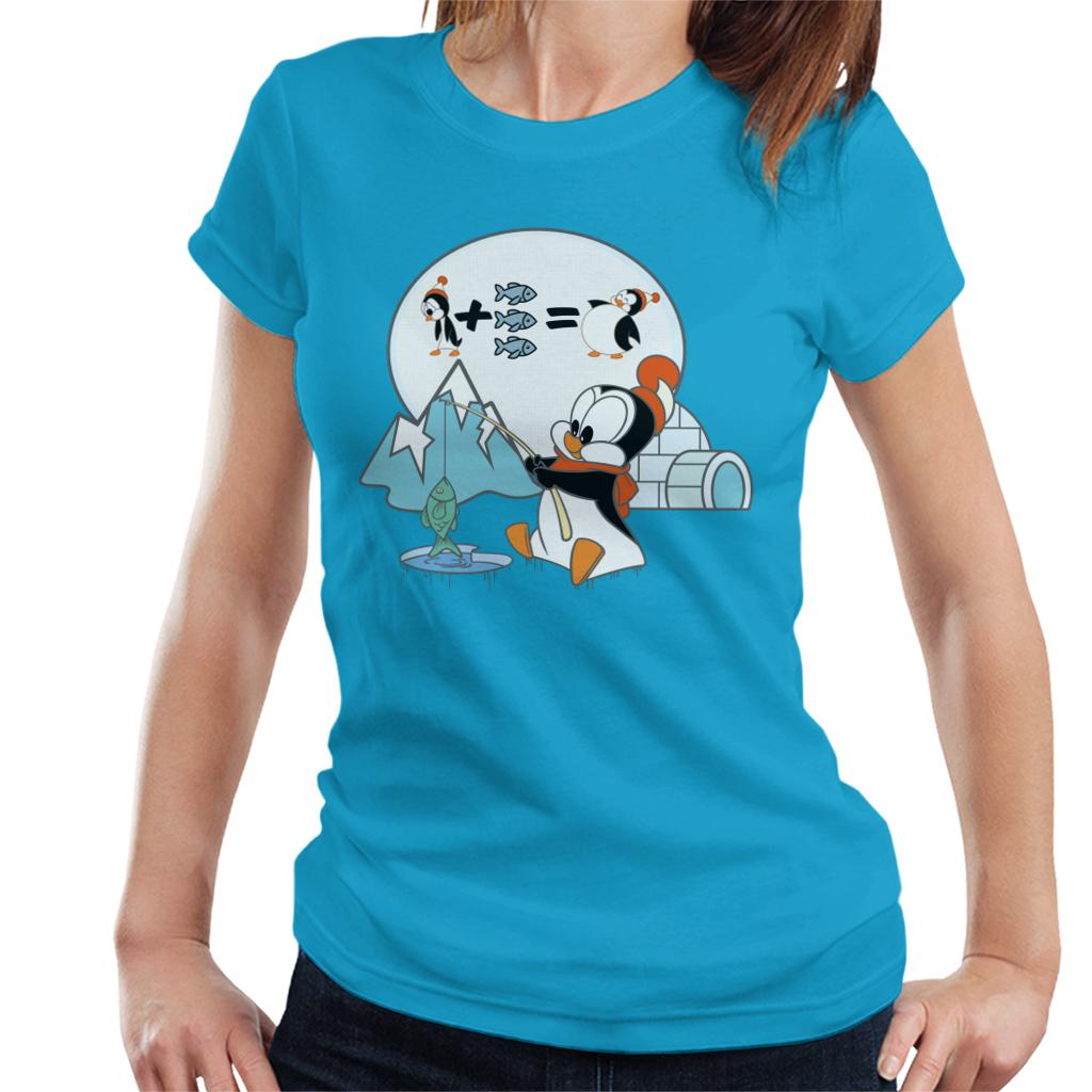 Woody Woodpecker Chilly Willy Fishing Women's T-Shirt product image 4