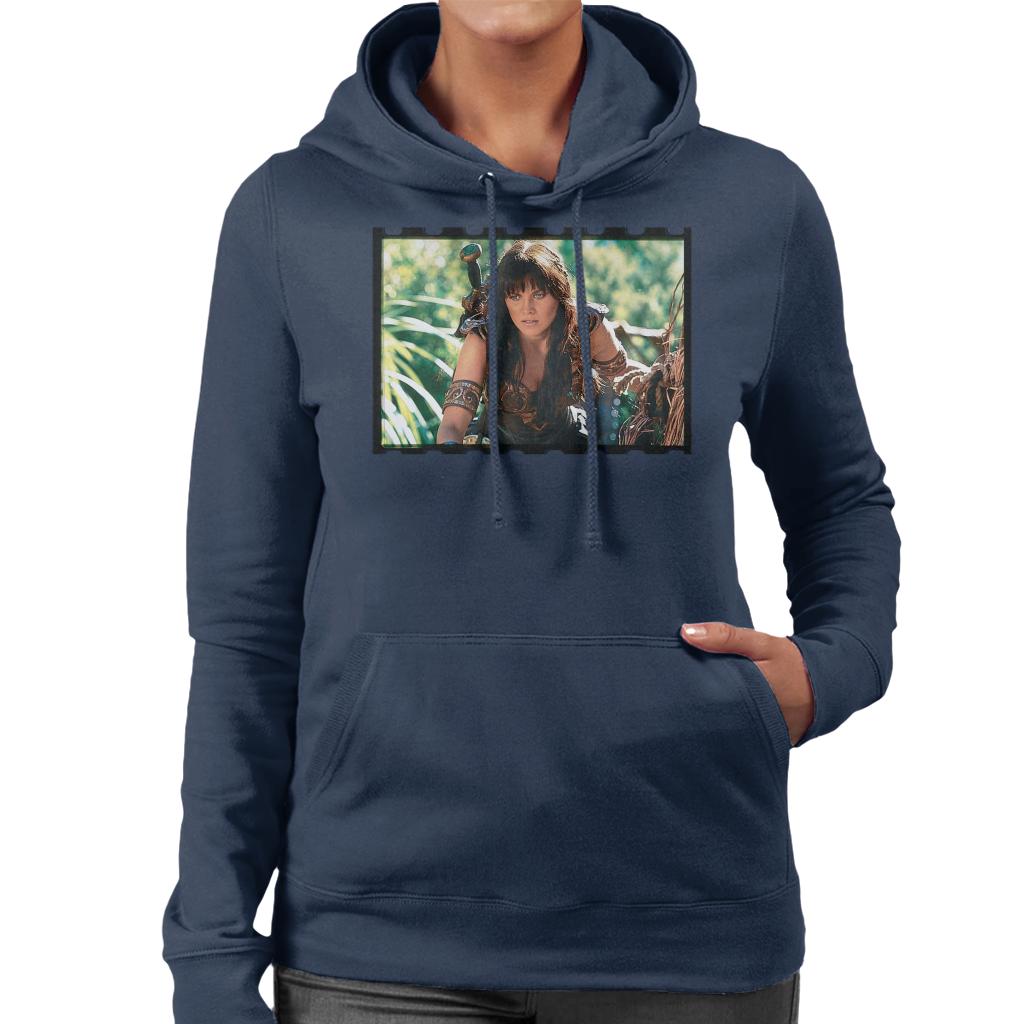 Xena Warrior Princess Spying Women's Hooded Sweatshirt product image 1