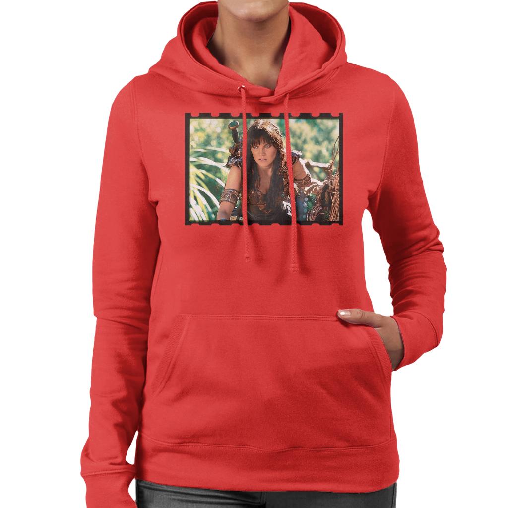 Xena Warrior Princess Spying Women's Hooded Sweatshirt product image 4