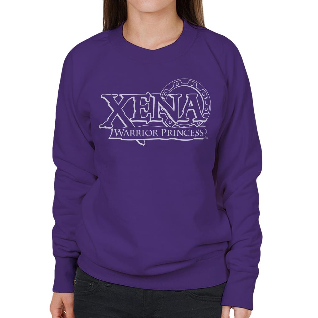 Xena Warrior Princess Vintage Logo Women's Sweatshirt product image 4