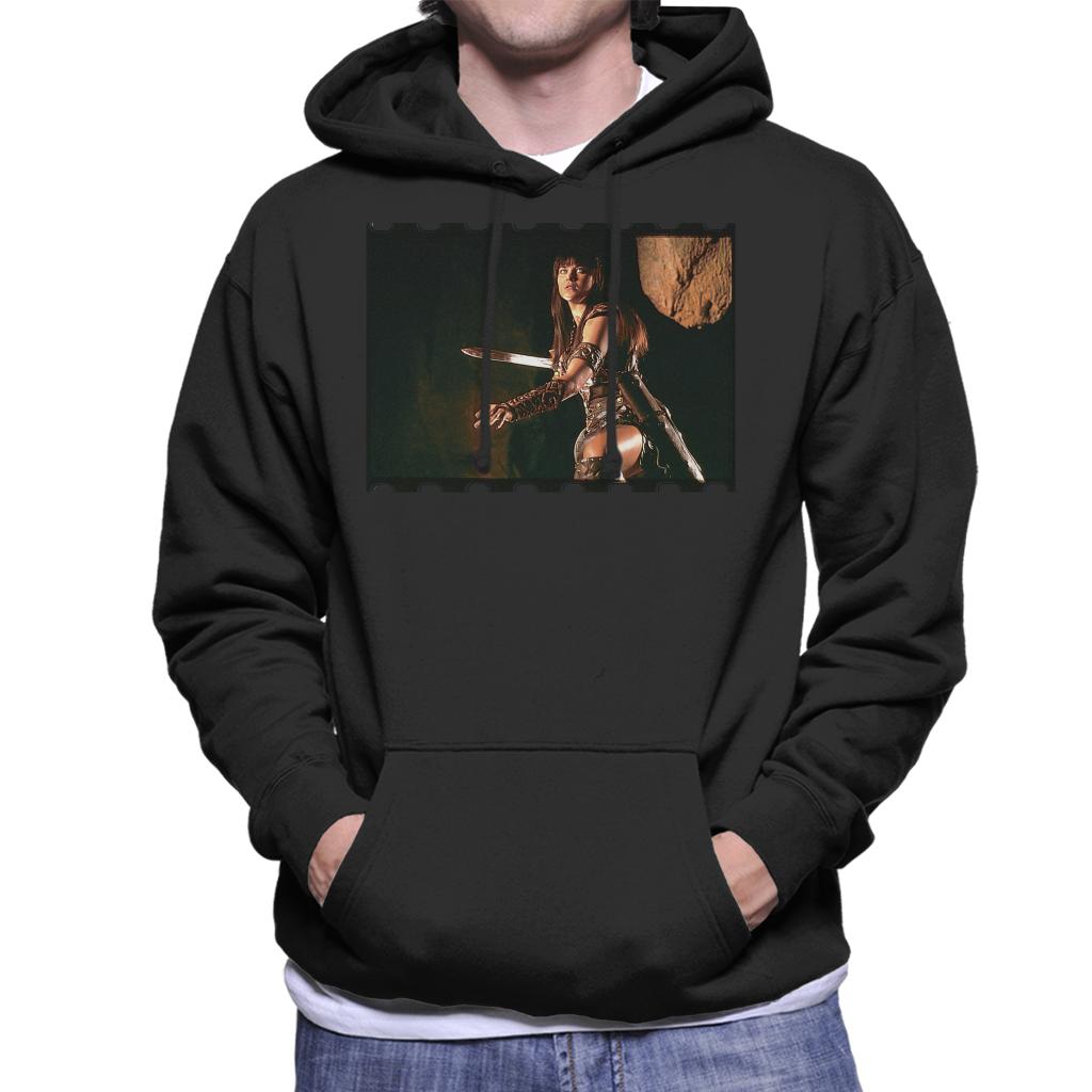 Xena Warrior Princess Fighting Men's Hooded Sweatshirt product image 1