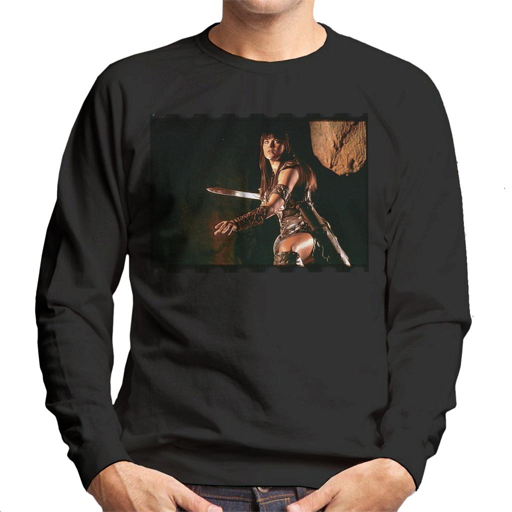 Xena Warrior Princess Fighting Men's Sweatshirt product image 1