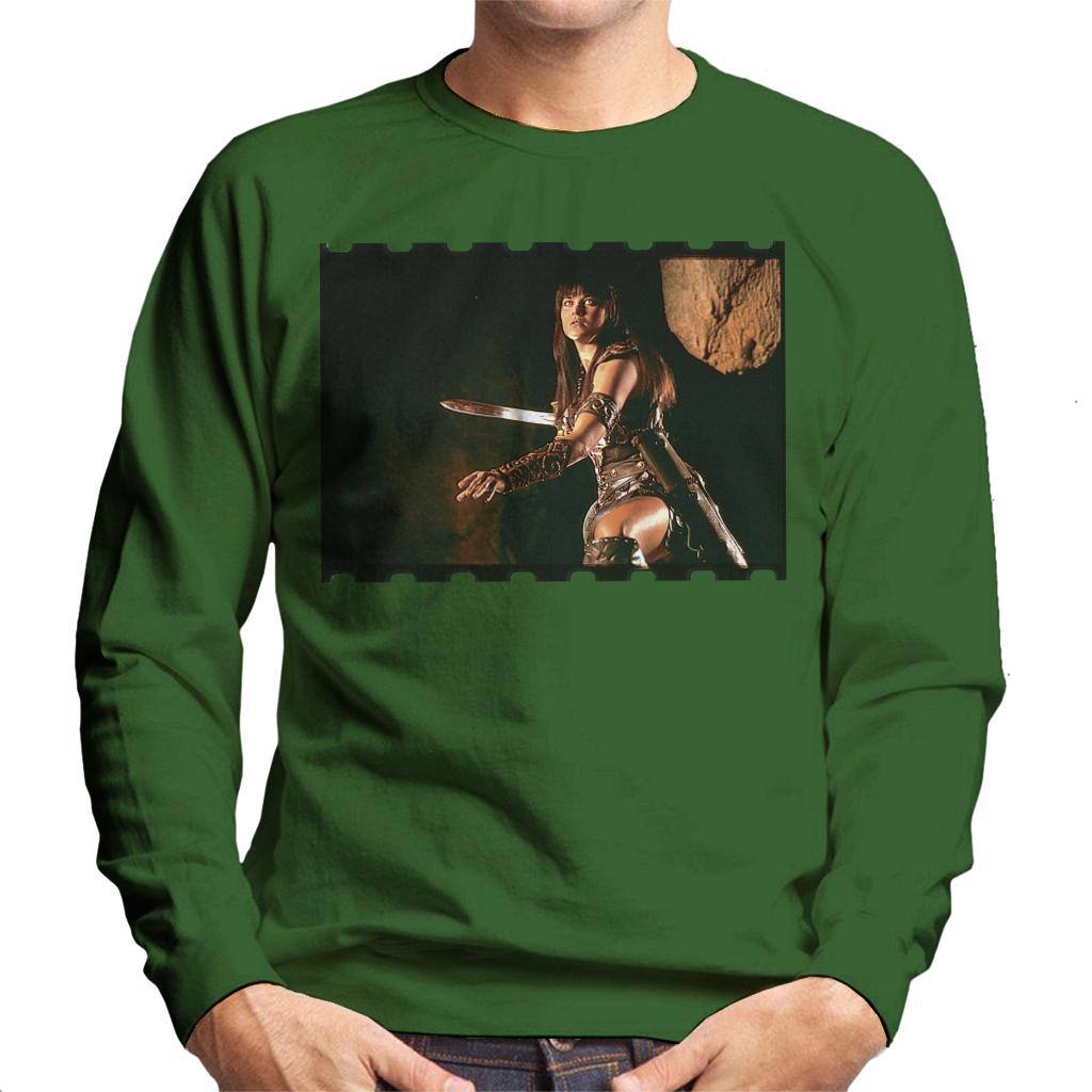 Xena Warrior Princess Fighting Men's Sweatshirt product image 4