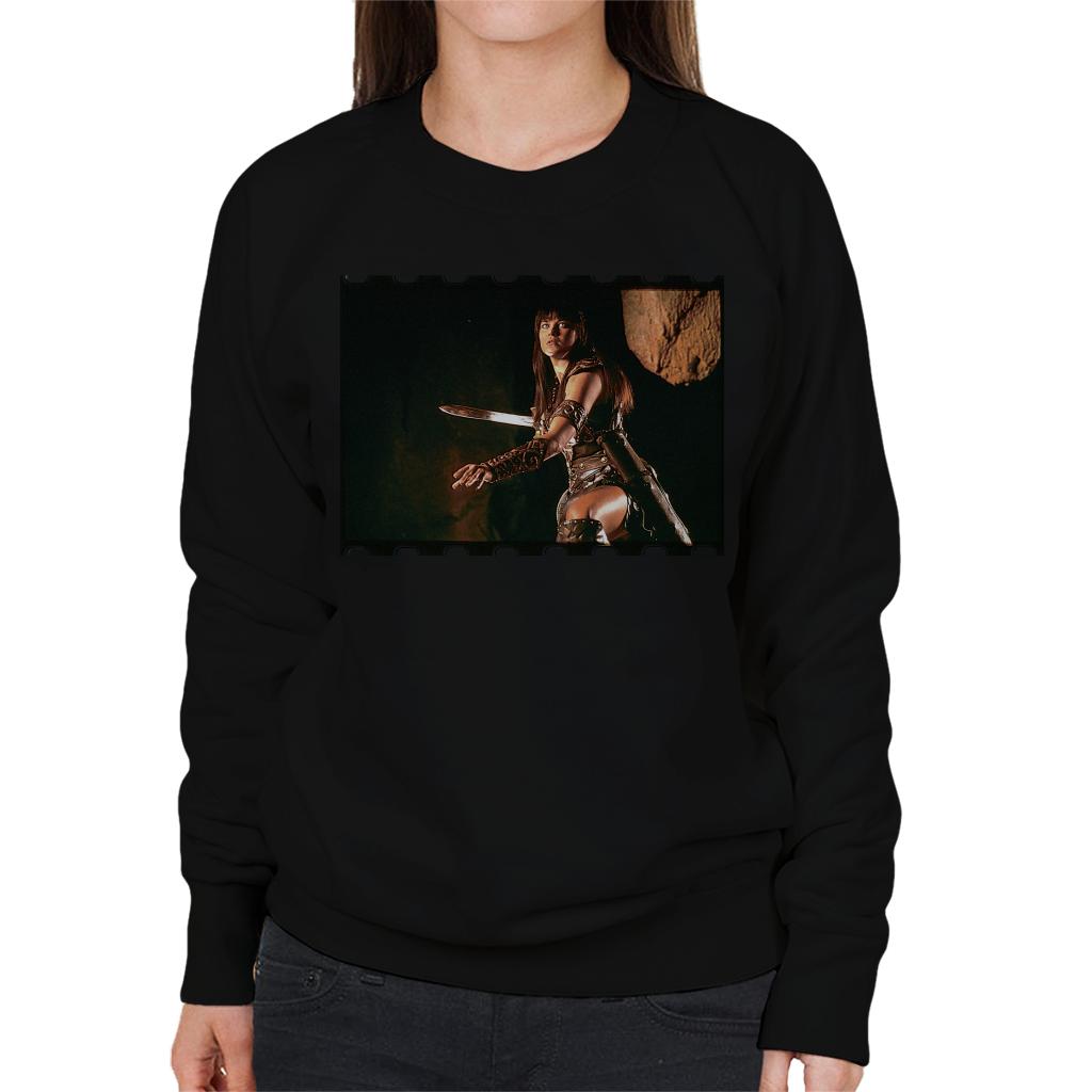 Xena Warrior Princess Fighting Women's Sweatshirt product image 1