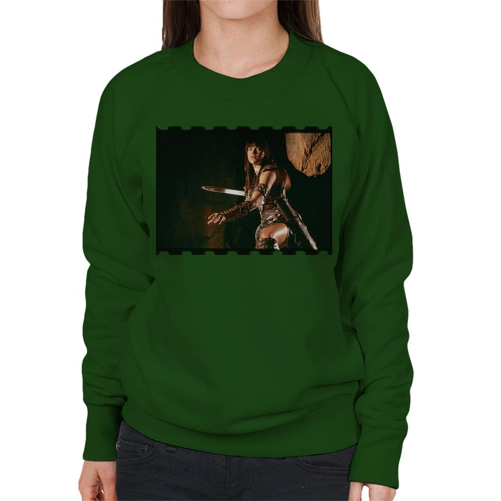 Xena Warrior Princess Fighting Women's Sweatshirt product image 4