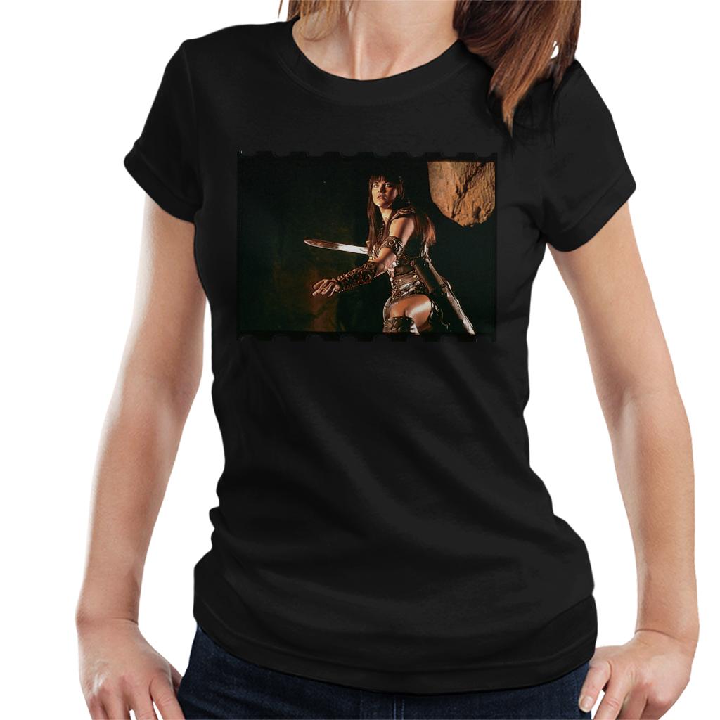 Xena Warrior Princess Fighting Women's T-Shirt product image 1