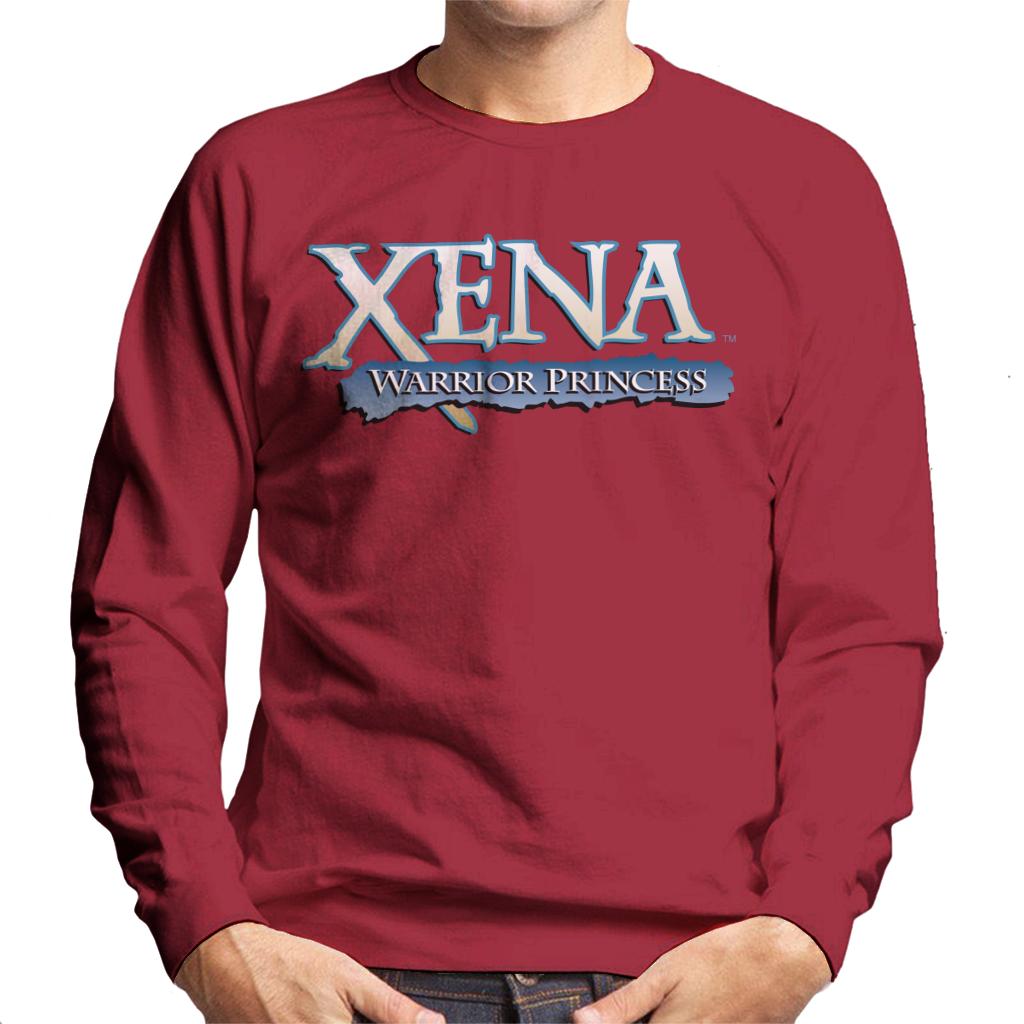 Xena Warrior Princess Blue Logo Men's Sweatshirt product image 4