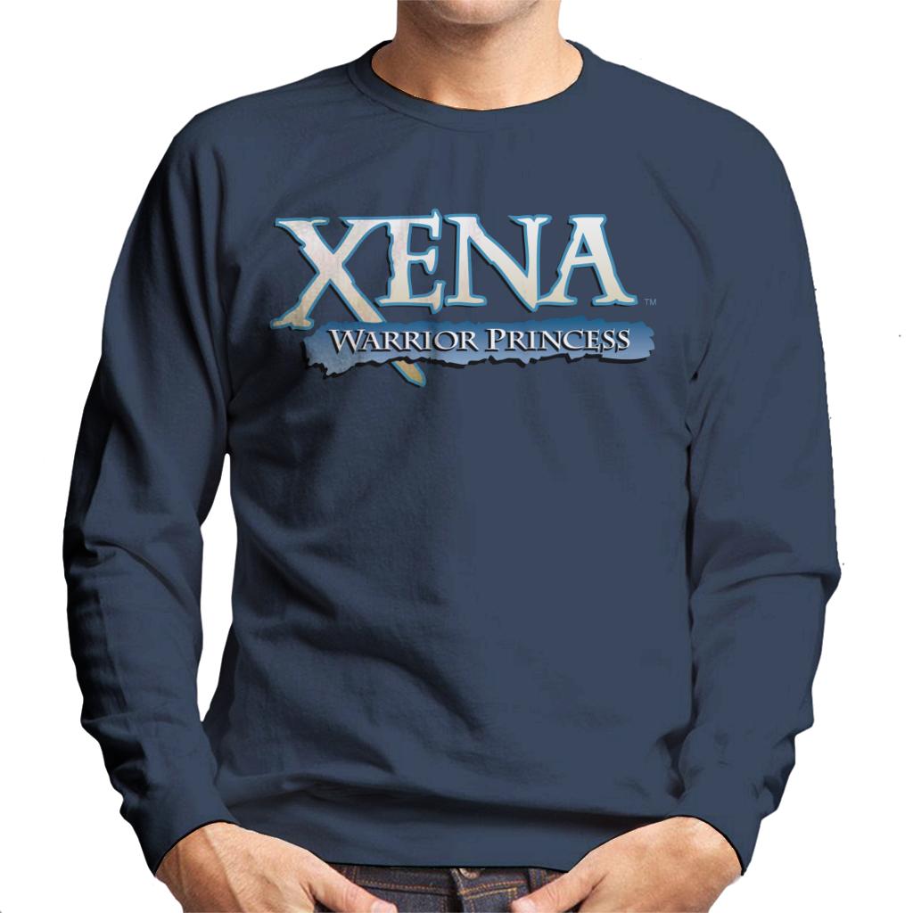 Xena Warrior Princess Blue Logo Men's Sweatshirt product image 1