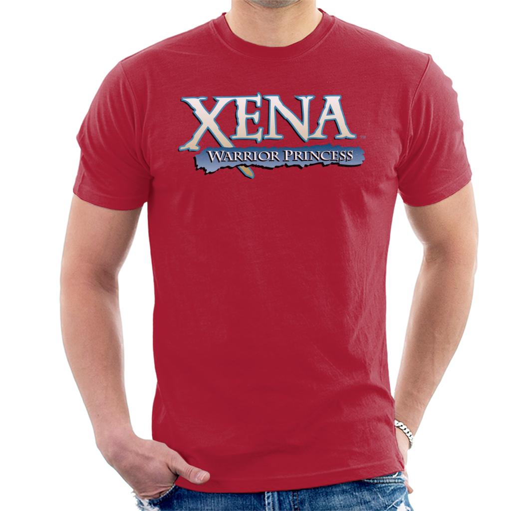 Xena Warrior Princess Blue Logo Men's T-Shirt product image 4