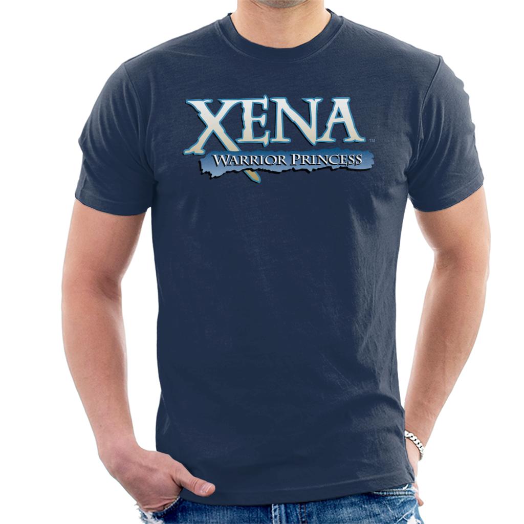 Xena Warrior Princess Blue Logo Men's T-Shirt product image 1
