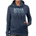 Xena Warrior Princess Blue Logo Women's Hooded Sweatshirt product image 1