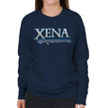 Xena Warrior Princess Blue Logo Women's Sweatshirt product image 1