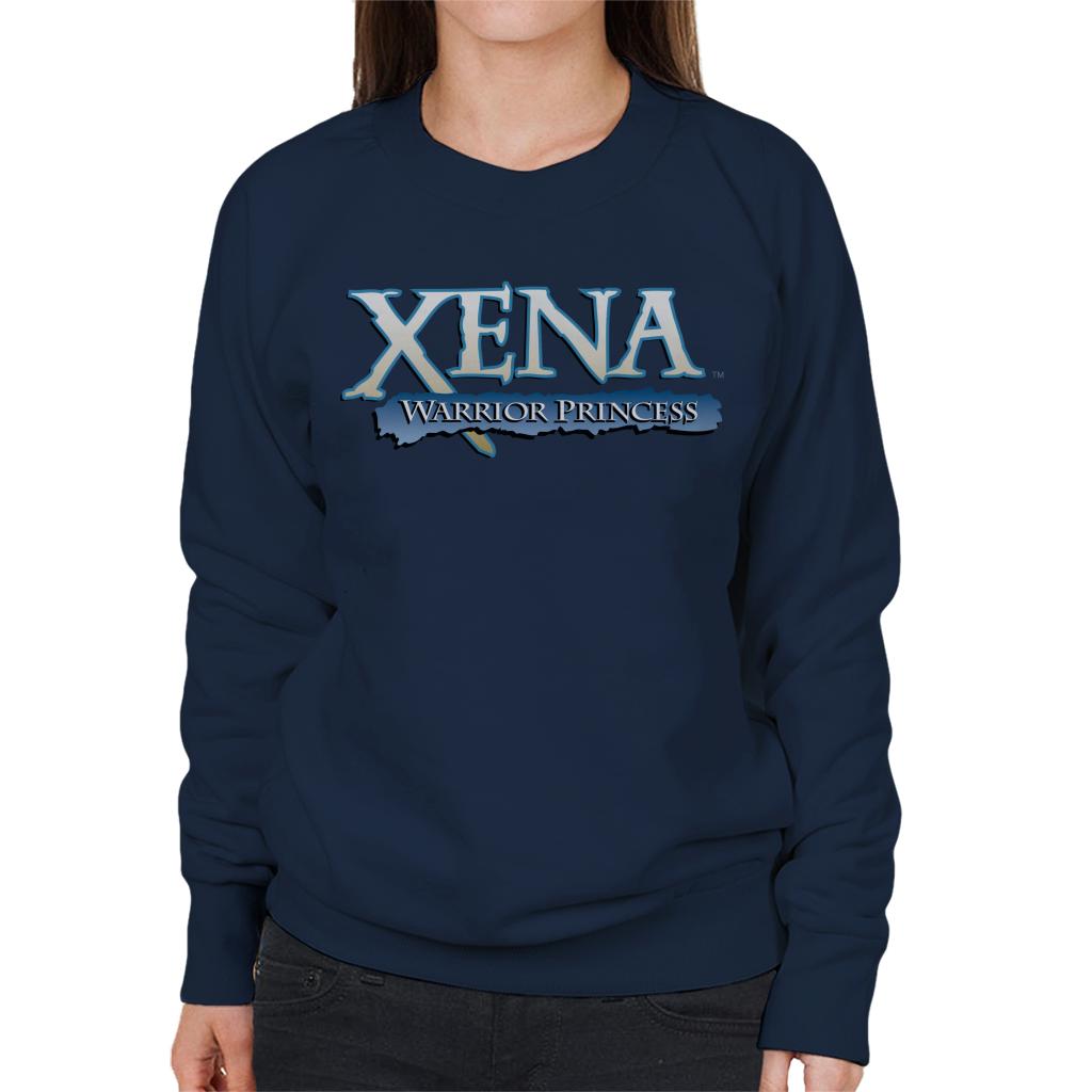 Xena Warrior Princess Blue Logo Women's Sweatshirt product image 1